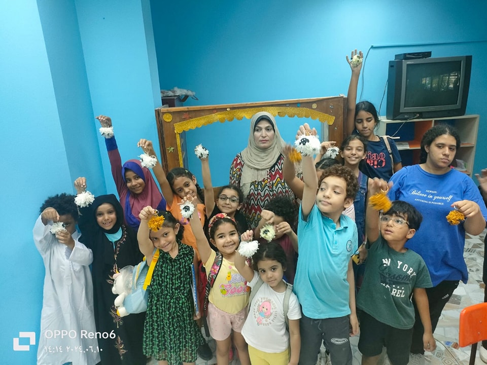 ورش فنيه للعيد للاطفال